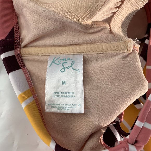 Kona Sol One Piece Strapless High Cut Leg Swimsuit - Picture 16 of 16